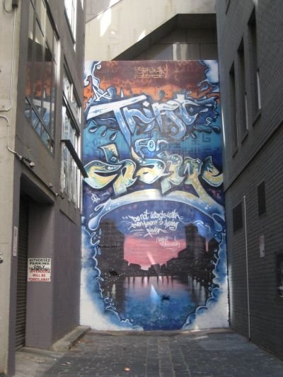 Urban Spiritual Mural Art from Melbourne, Australia