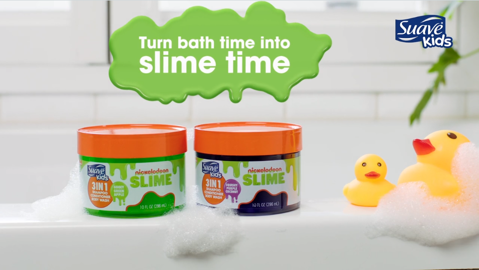 Suave Kids Nickelodeon Slime Bath Time Products Commercial.