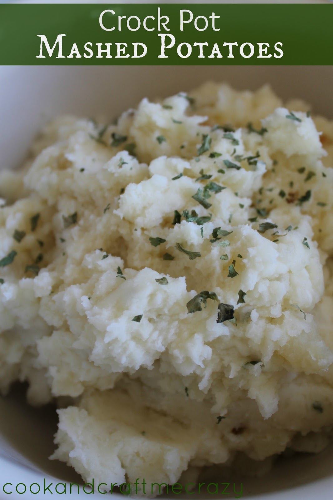 Cook and Craft Me Crazy: Crock Pot Mashed Potatoes