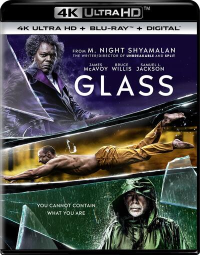 Glass (2019) 2160p HDR BDRip Dual Latino-Inglés [Subt. Esp] (Intriga. Thriller)