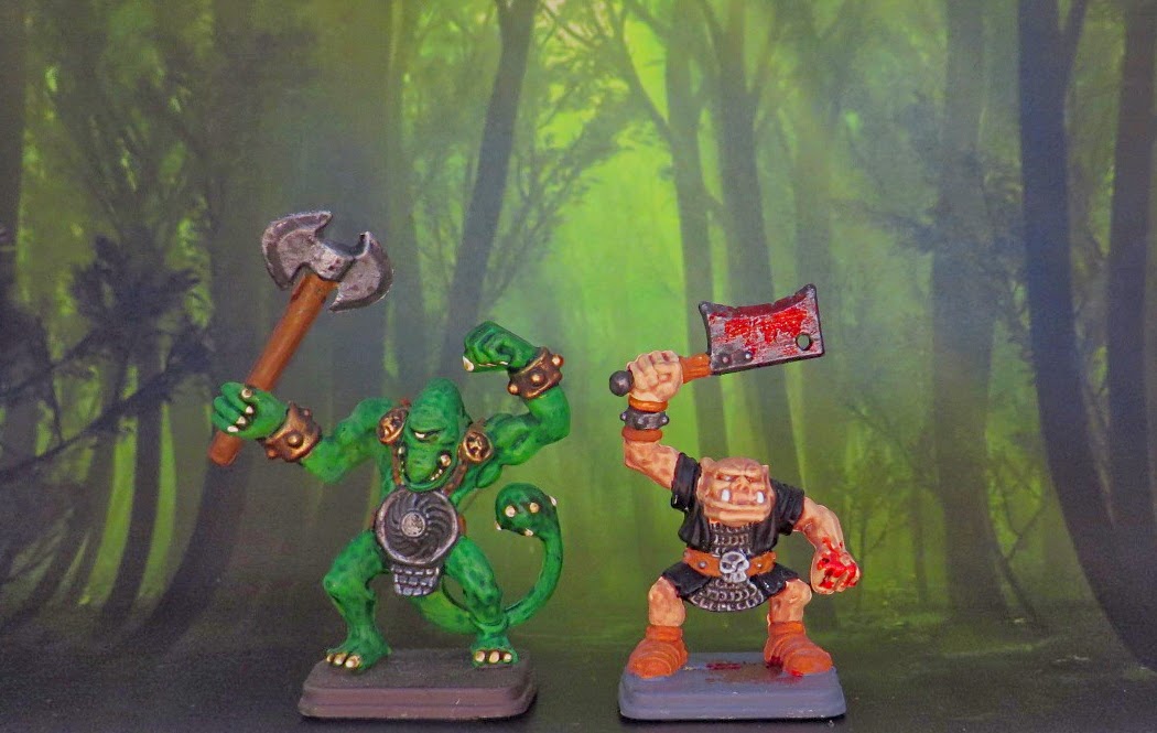 Heroquest, Orc, Painted, Fimir