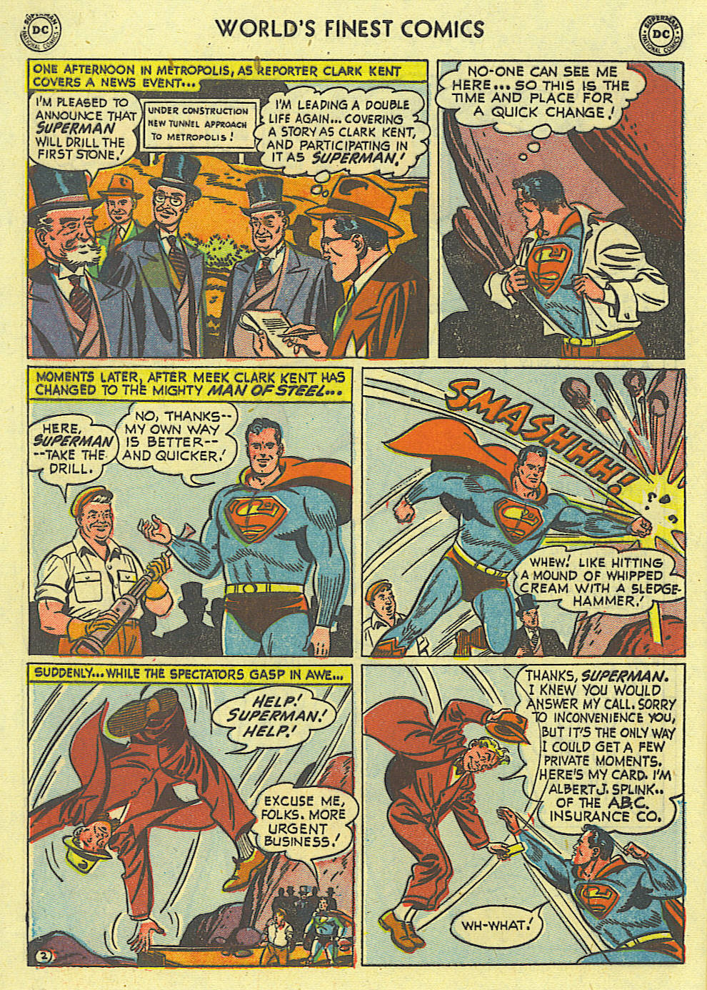 Read online World's Finest Comics comic -  Issue #54 - 4