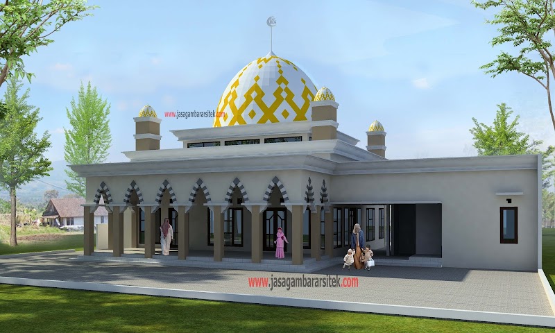 17+ Bentuk Masjid Minimalis
