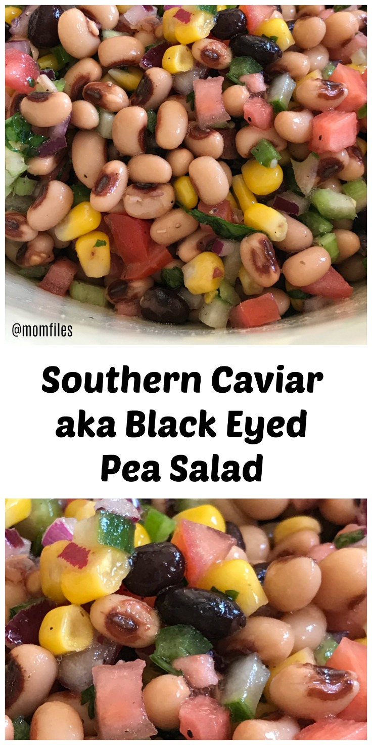 Southern Caviar aka Black Eyed Pea Salad Recipe | MOMFILES.com