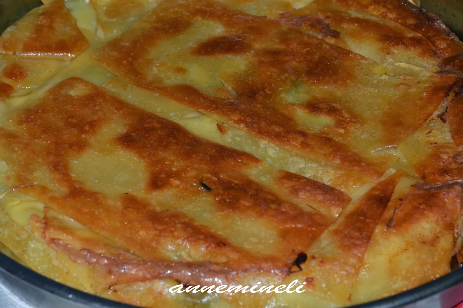 ANNEMİNELİ LAZANYADAN SU BÖREĞİ