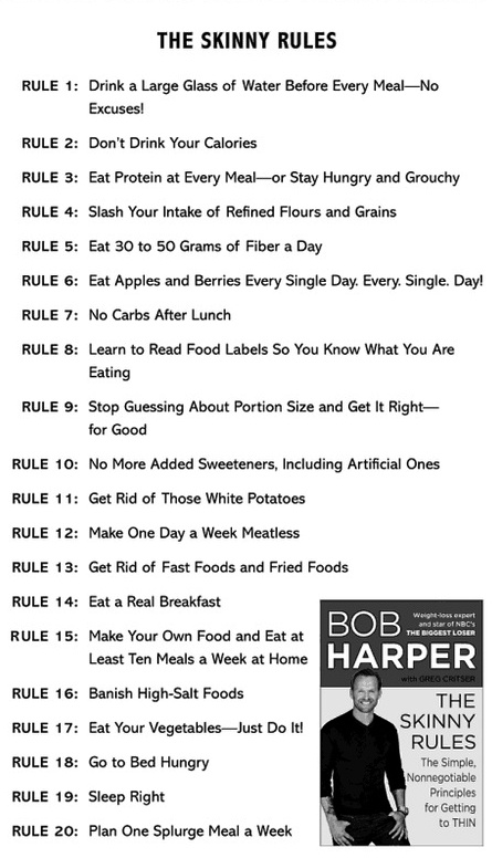 Skinny Chit Chat: The Skinny Rules - Bob Harper