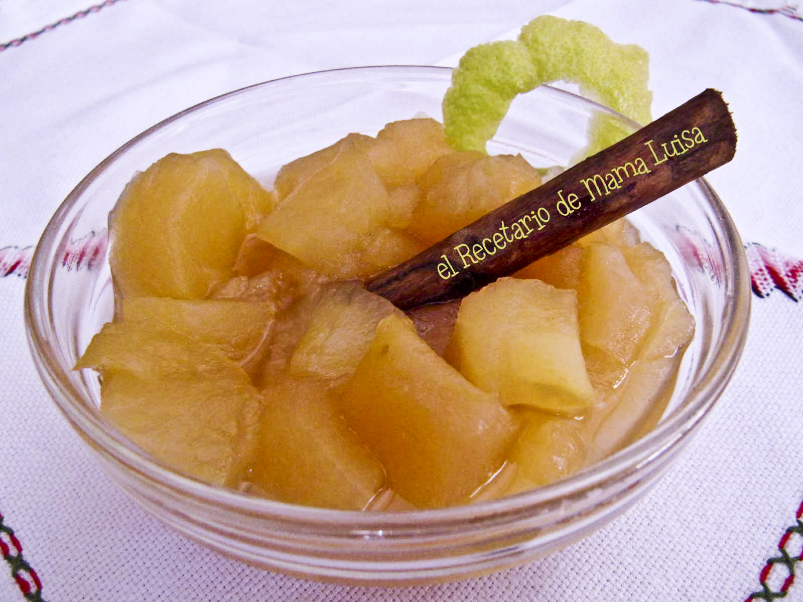 El Recetario de Mama Luisa: Compota de Manzana