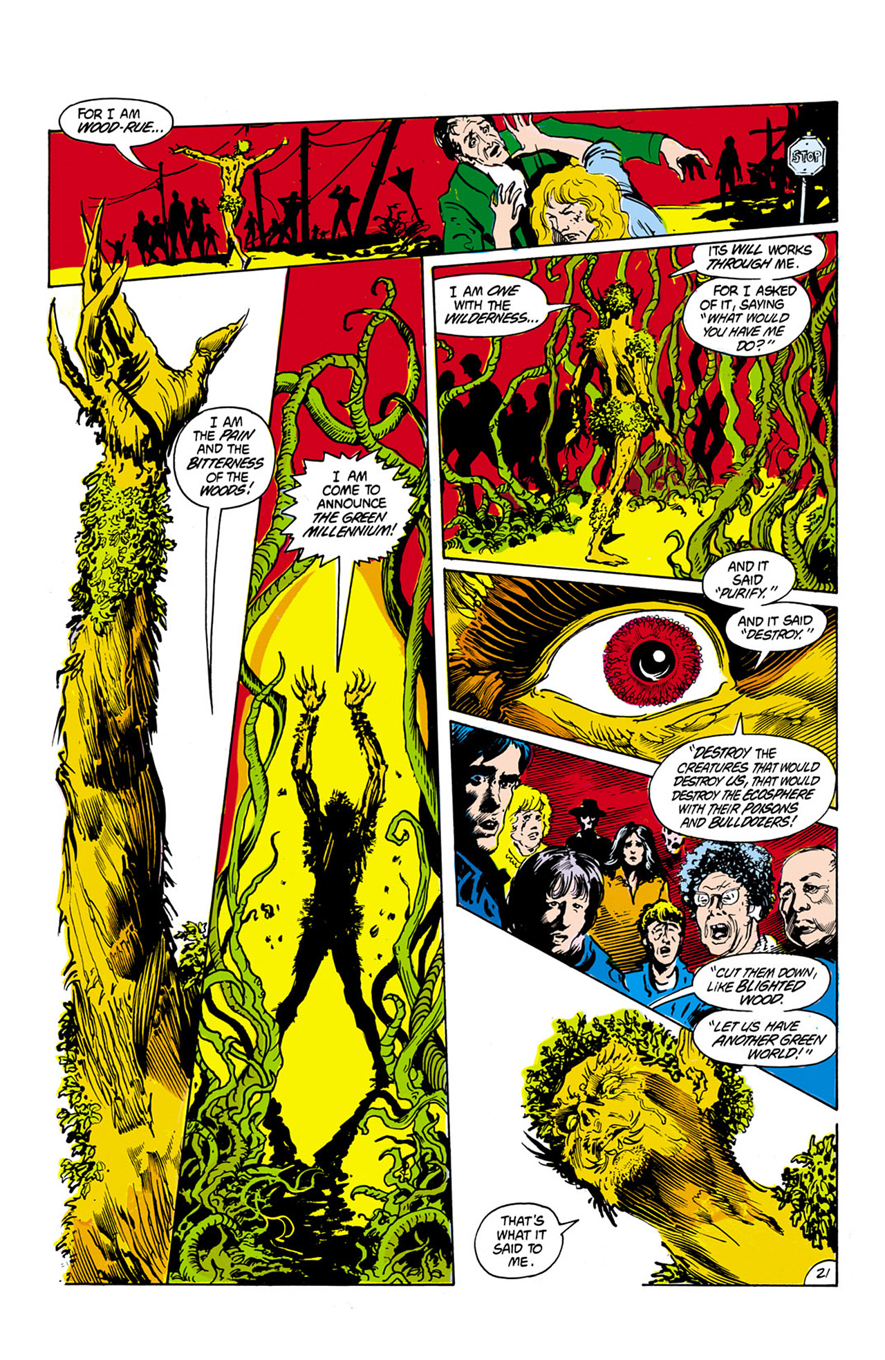 Read online Swamp Thing (1982) comic -  Issue #23 - 21