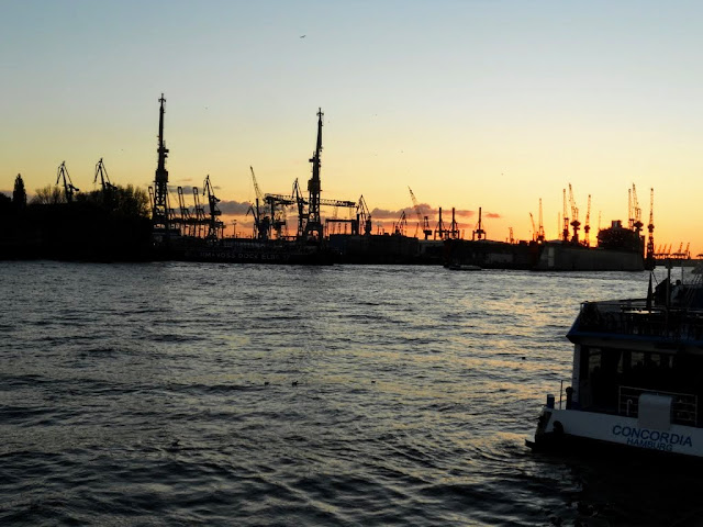 What to do in Hamburg: Watch the sunset over Hamburg Port
