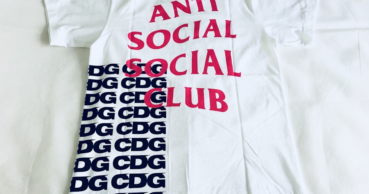 anti social social club x cdg