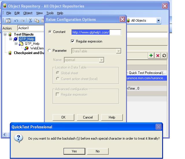 how to use regular expressions in qtp give an example Regular expression in qtp with examples.