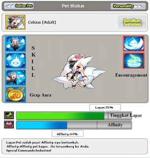 Cara Membuat Personality Pet Menjadi Shy dan Sensible di Elsword Online