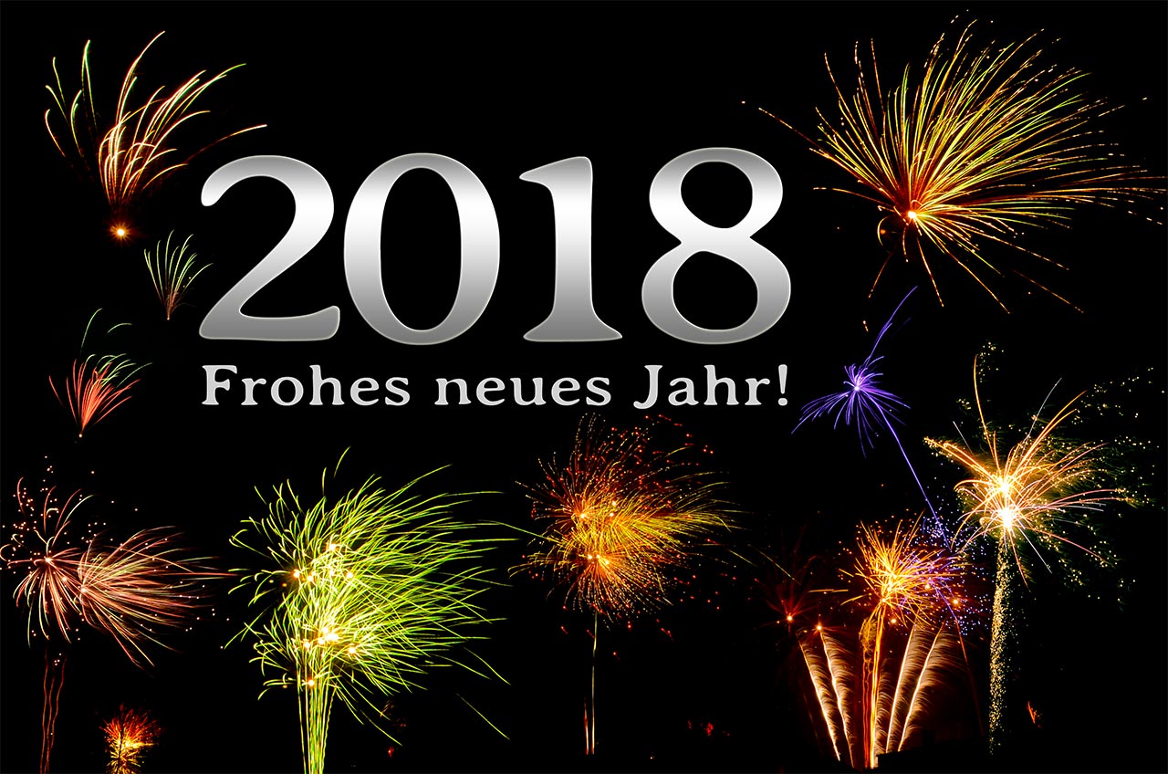 Frohes Neues Jahr 2018 Neujahr 2018 Gerechnet