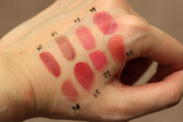 Chanel Rouge Allure Swatches All Shades