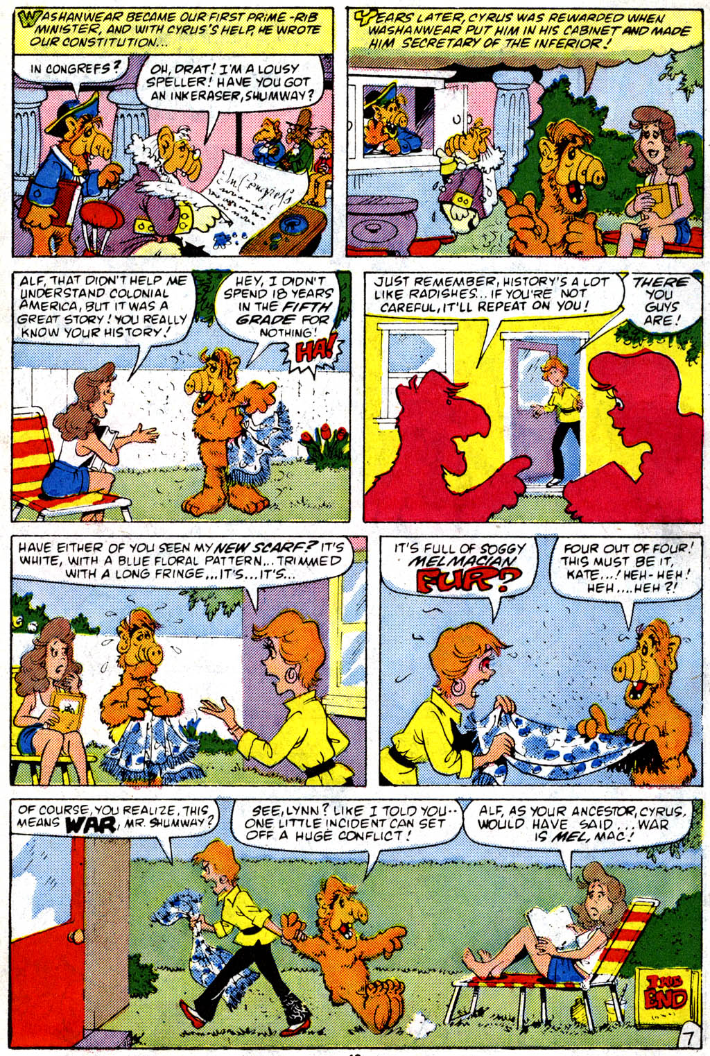 Read online ALF comic -  Issue #9 - 16