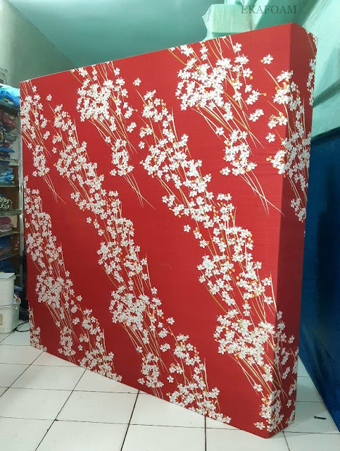 inoac motif randu merah maroon Kasur inoac motif randu merah maroon