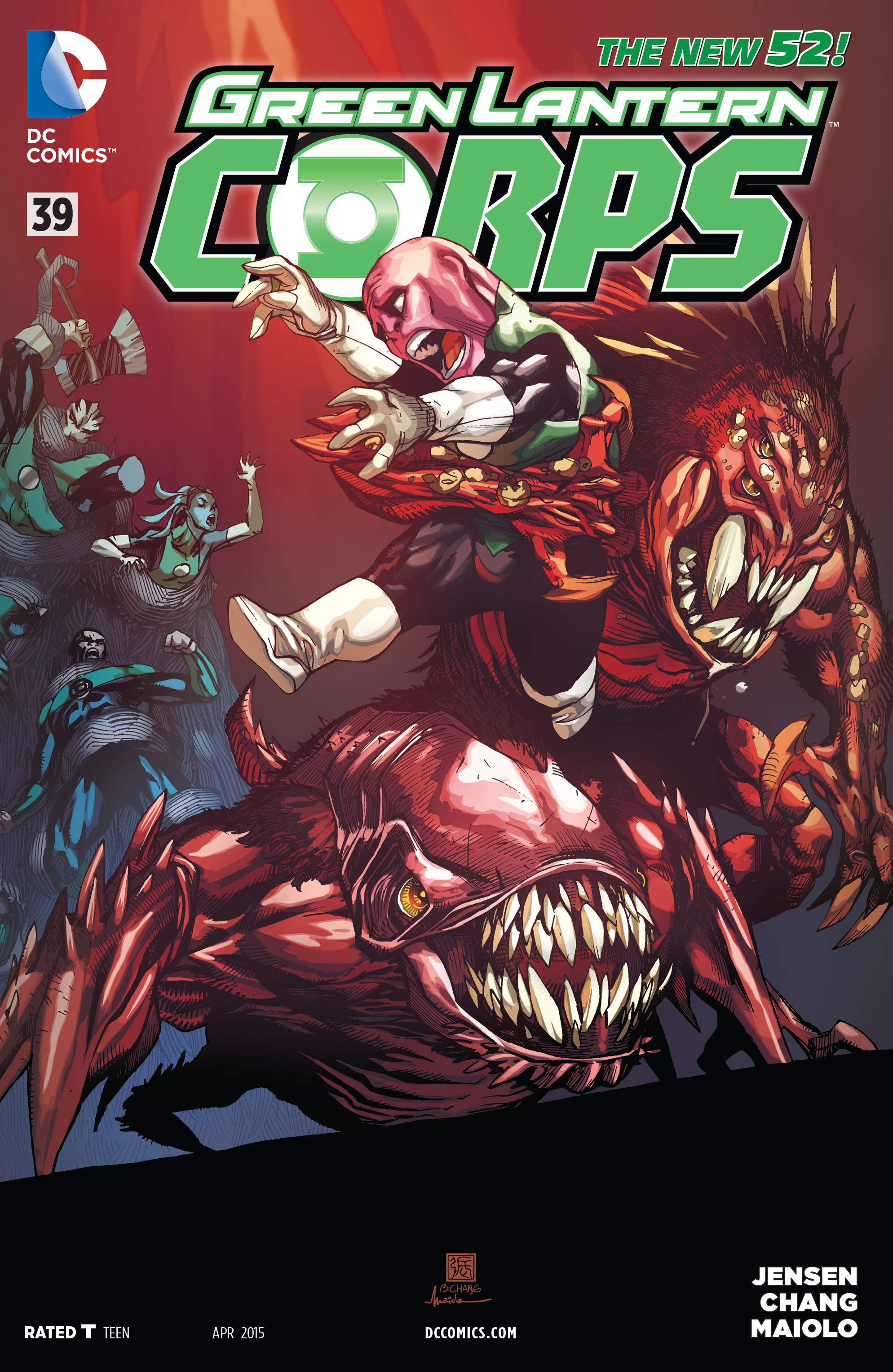 Read online Green Lantern Corps (2011) comic -  Issue #39 - 1