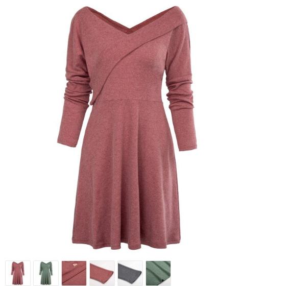 Pink And White Striped Dress Ladies - Winter Clothes Sale - Uy Indian Dresses Online Uk - Sale And Clearance