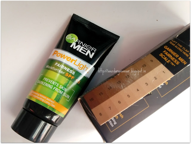 Garnier MEN PowerLight FAIRNESS Moisturiser SPF15 Review