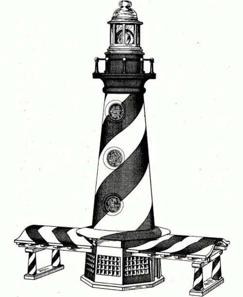 transpress nz lighthouse gas station concept