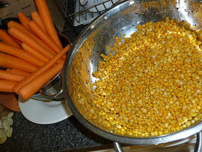 chana dal dhall carrots