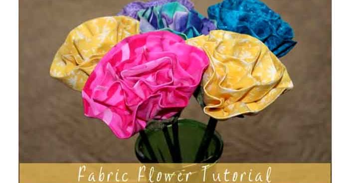 Jahit Jahitan DIY Cara buat bunga dari  kain