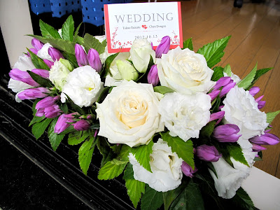 Japanese wedding ceremony flowers