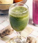 Green juice bayam brokoli