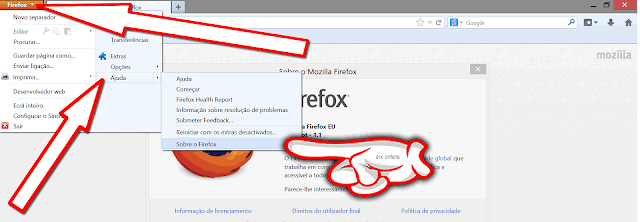 Atualizar o  Firefox