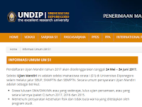 TOP SOAL UJIAN MANDIRI UNIVERSITAS DIPONEGORO (UNDIP) 2007-2016 Terlengkap TOP SOAL UJIAN MANDIRI UNIVERSITAS DIPONEGORO (UNDIP) 2007-2016 Terlengkap