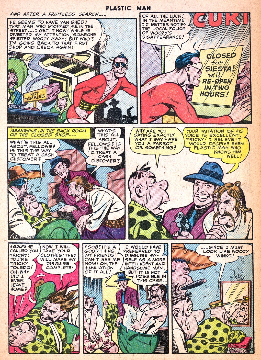 Read online Plastic Man (1943) comic -  Issue #53 - 10