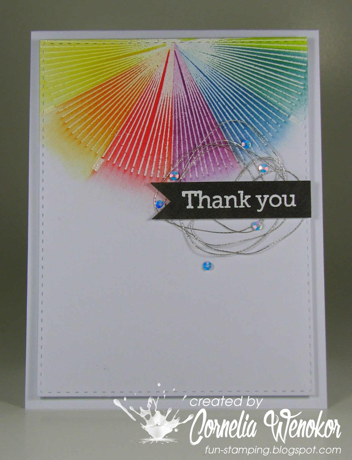 Non Christmas card with Christmas stamps