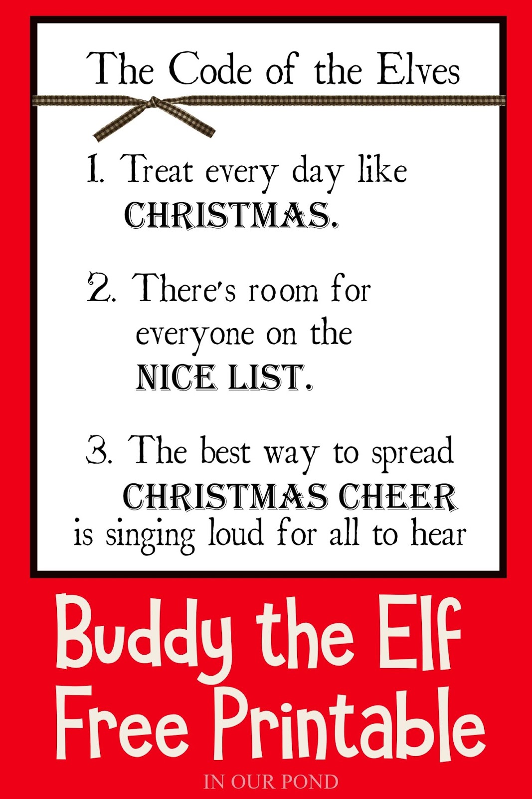 Printable Elf On The Shelf Rules Printable Elf On The Shelf Rules