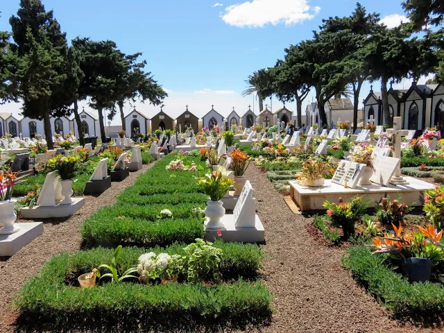 Cemetery near the airport in Funchal, Madeira