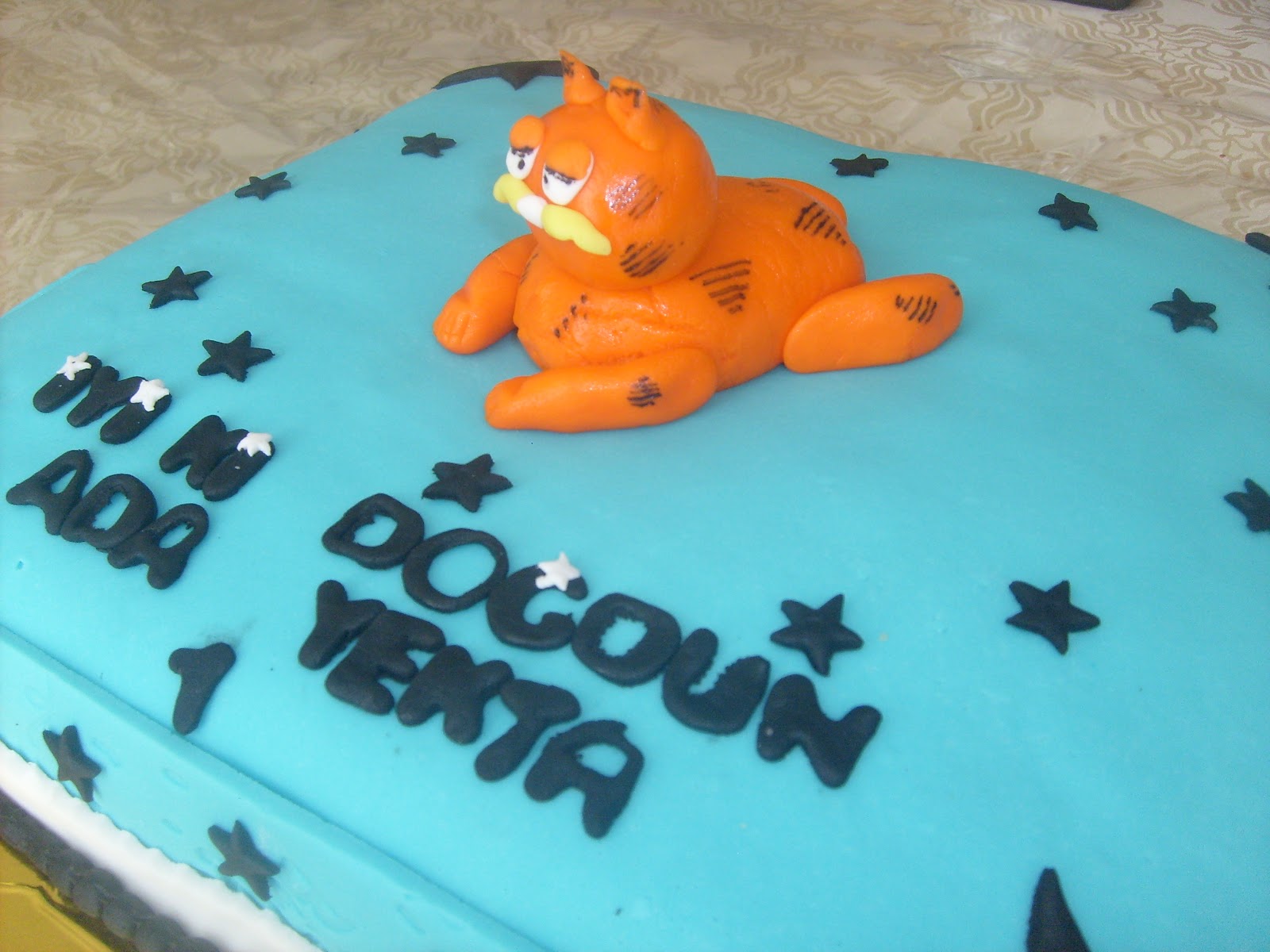 Ayşen�in Pasta Dünyası(CAKE SHOP DENİZLİ) Garfield Pasta ve Gülen yüz