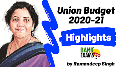 Union Budget 2020-21 Highlights