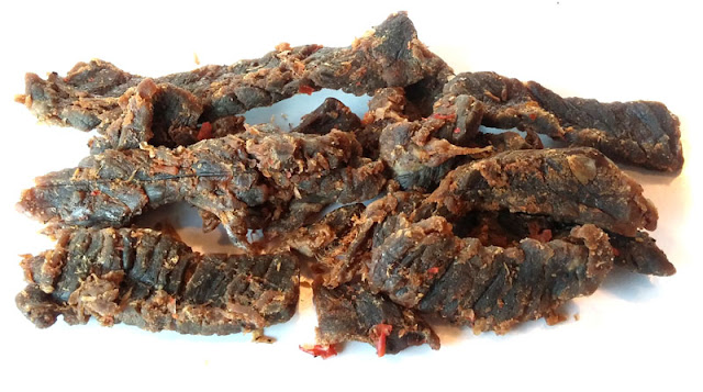 sweet and spicy beef jerky