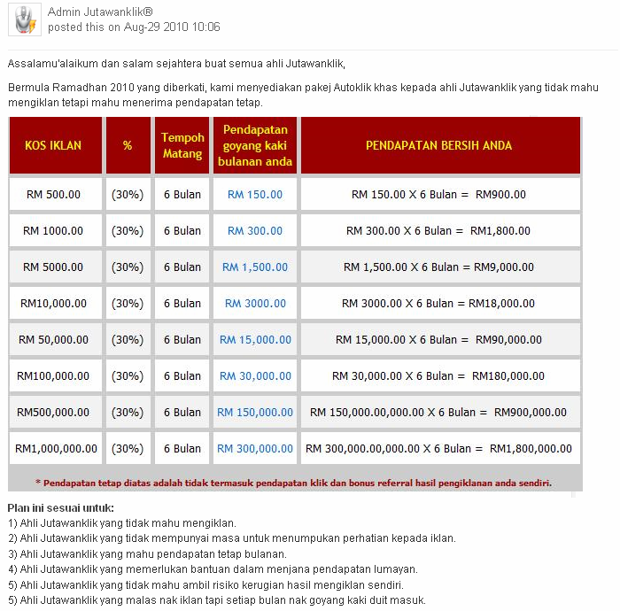 Plan Autoklik Jutawanklik Part1