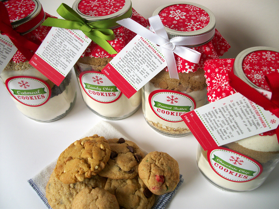 Jar cookie mason cookies mix recipes chocolate christmas jars gift recipe diy gifts easy holiday cute ingredients sweets ms filled Colorful Adhesive Canning Jar Labels: Christmas Cookie Mason Jar Gift