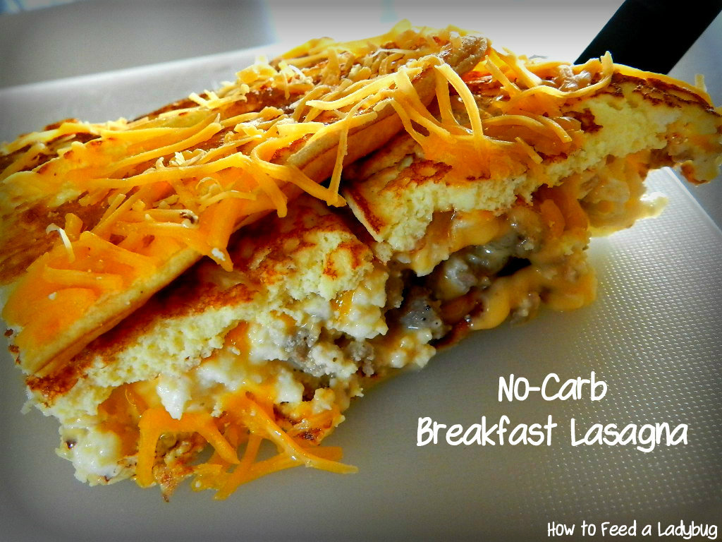 How To Feed a Ladybug: No-Carb Breakfast Lasagna