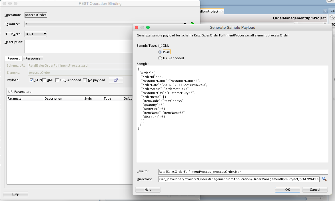 Oracle Business Process Management 12C Exposing a Process endpoint as