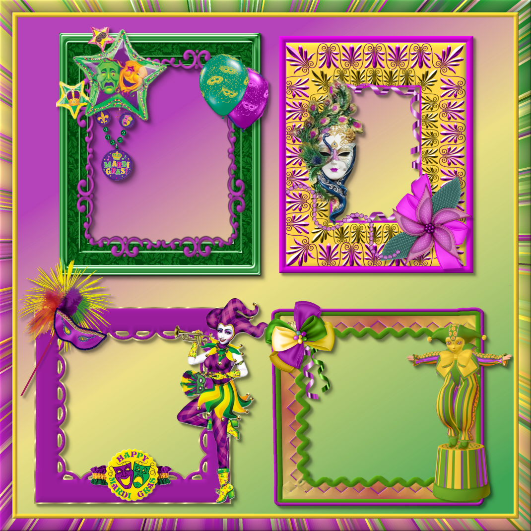 Creative Elegance Designs: Mardi Gras Frames2
