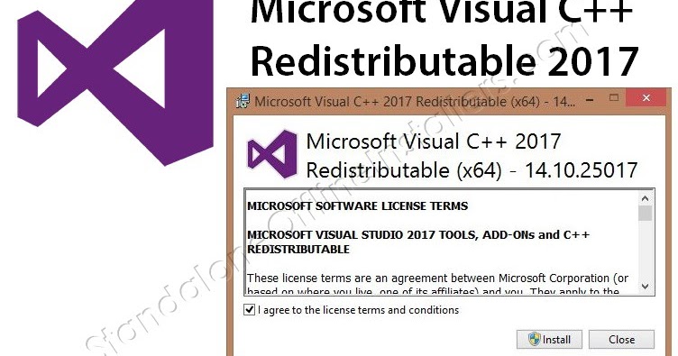 visual studio 2019 x64 redistributable