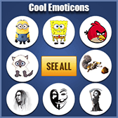 New and Cool Facebook Emoticons