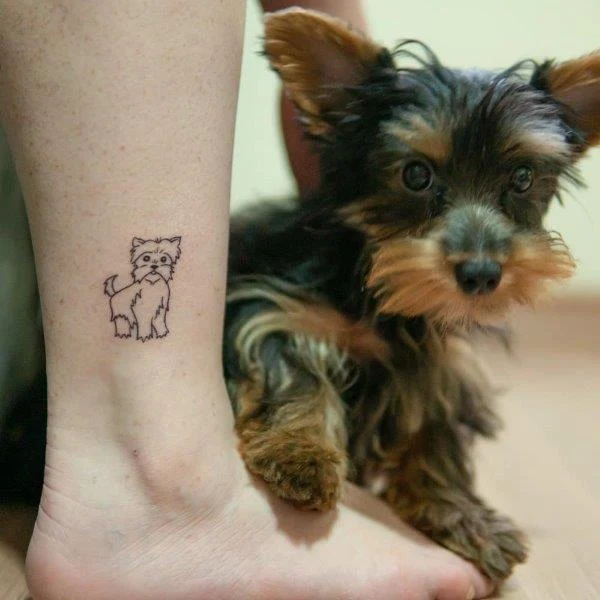 Yorkshire Terrier Tattoo
