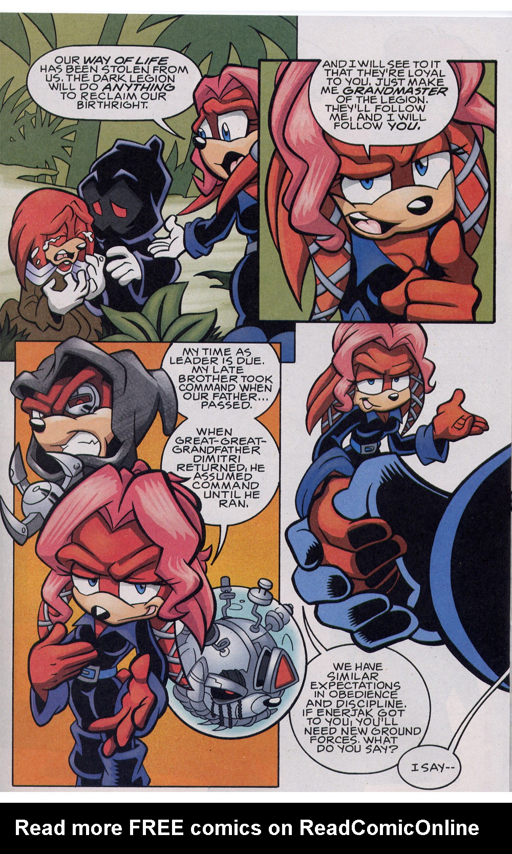 Read online Sonic The Hedgehog comic -  Issue #184 - 21