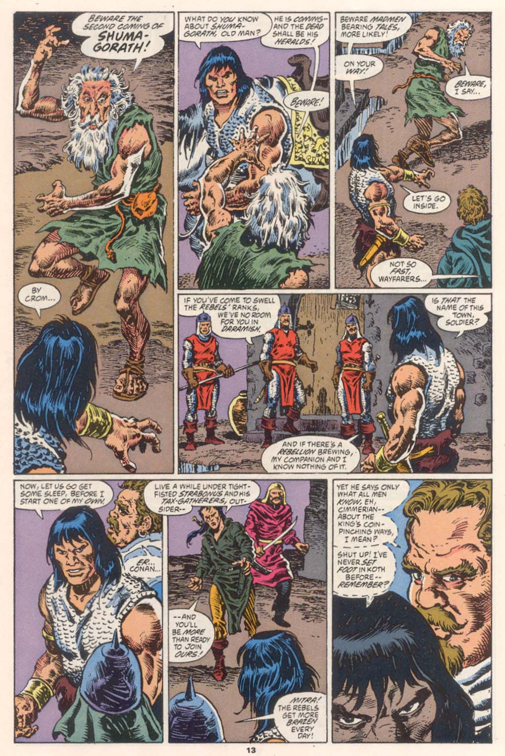 Read online Conan the Barbarian (1970) comic -  Issue #252 - 11