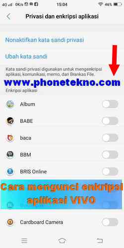 Teknologi Gadget Terbaru Cara Mengunci Enkripsi Aplikasi Vivo Y83