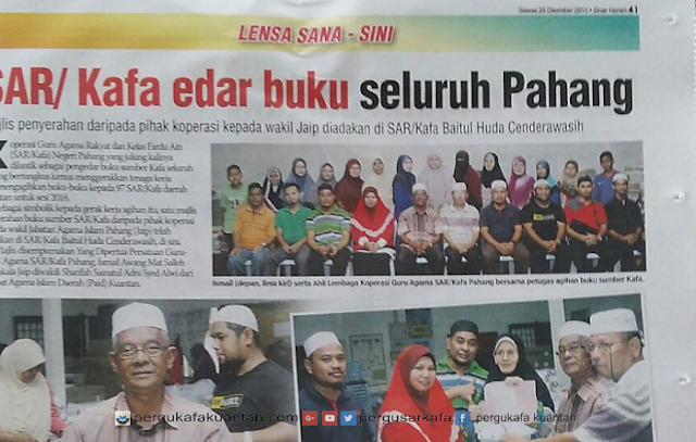 Berita Sar Kafa Edar Buku Seluruh Pahang Dalam Sinar Harian