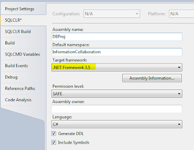 SQL Server SELECT: Creating a CLR Function in SSDT